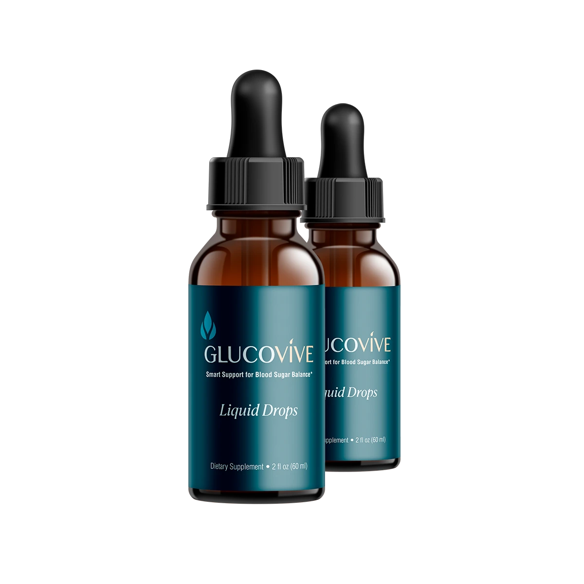GlucoVive liquid blood sugar support bottle